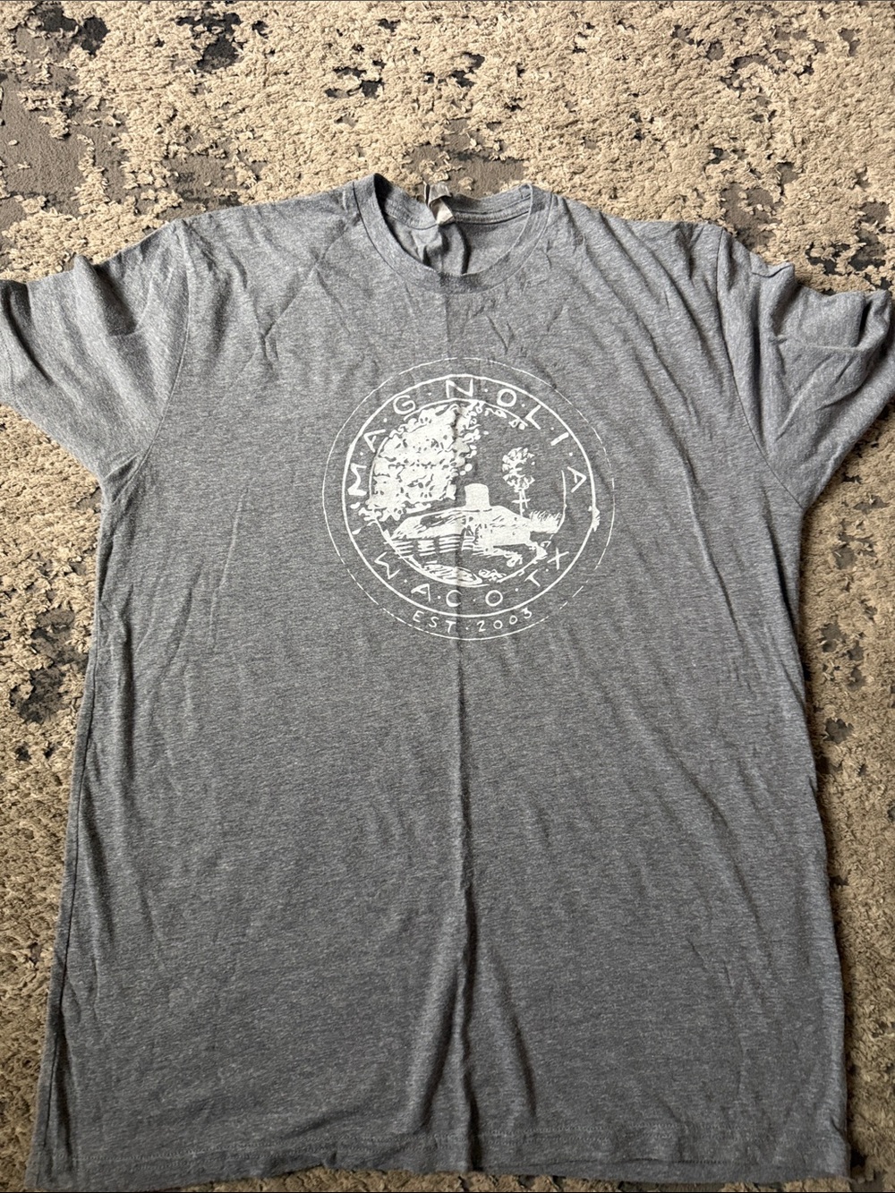 Magnolia Waco Gray Graphic Men's T-Shirt